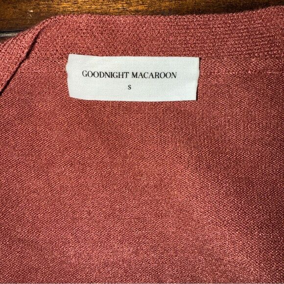 Goodnight Macaroon Colorblock Open Front Cardigan - Picture 5 of 5